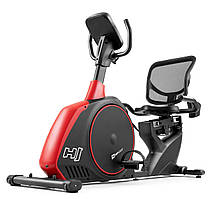 Горизонтальний велотренажер Hop-Sport HS-095L Scale чорний+ мат