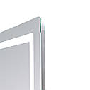 Дзеркало Lidz Kubis 700х800 з LED-підсвічуванням Touch, з антизапотіванням, з димером, рег. яскравості LD78LF9047080, фото 7