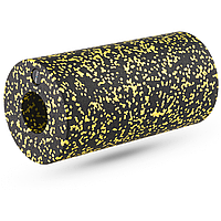 Масажний ролик Gymtek для йоги та фітнесу EPP 30*15см чорно-жовтий