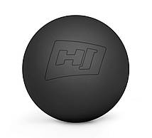 Силіконовий масажний м'яч 63 мм Hop-Sport HS-S063MB чорний
