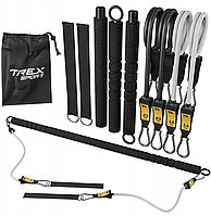 Палиця гімнастична з еспандерами Trex Sport TX-023TS 14-74кг