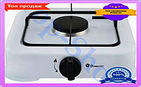 S1 Газова настільна плита !Top Shop! Domotec біла таганок для приготування їжі компактна плита для дач Sho34\T