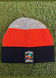 Шапка на хлопчика триколірна з закотом C&A