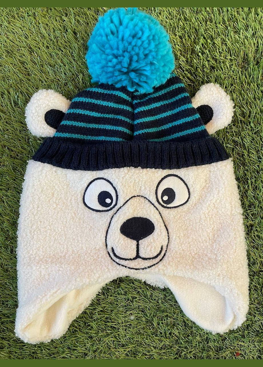 Шапка тепла для хлопчика ведмедик C&A, зріст: 104-122, 128-152, фото 1