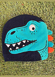 Тепла шапка з динозавром для хлопця C&A, на зріст 98-104