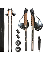 Трекінгові палки Outtec карбонові 115см 1-секційні Anti-shock