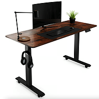 Комп'ютерний стіл з регульованою висотою Di Volio Biago коричневий