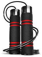 Скакалка з обтяжувачем Hop-Sport HS-F040JR чорна