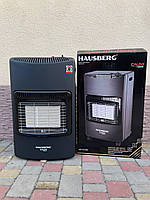 Газовий обігрівач Hausberg HB-1021NG 13 кВт, з редуктором та шлангом для дому, дачі.