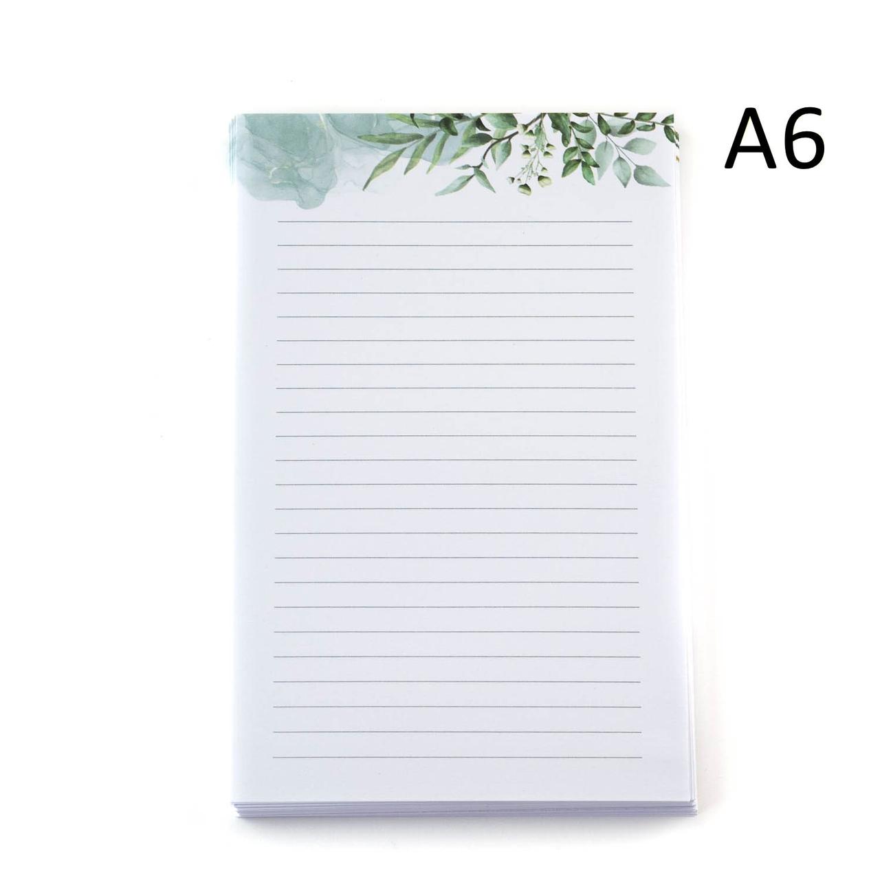 Змінний блок паперу для планера А6+ в лінію без отворів 52 аркуша BDP074, фото 1