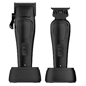 Набір для стрижки волоcся ST DARKSTAR 82 Metal Black машинка+тример, STC82/ST800