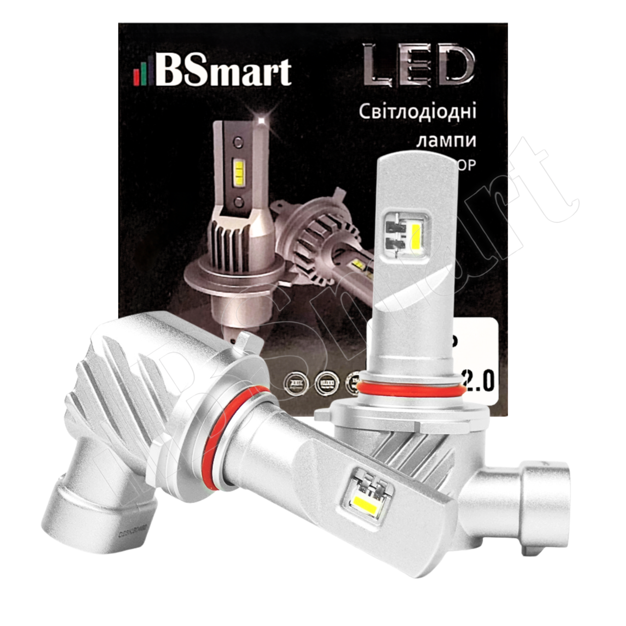 Автолампи LED BSmart V20P-HB3 діод CSP Пд Корея цоколь HB3 9005 10000Лм 30Вт 12-24В