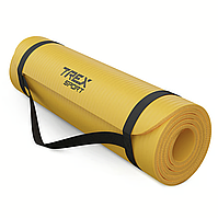 Коврик для йоги Trex Sport TX-018NGM NBR 1см 180х60 жовтий