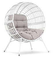 Садове крісло Di Volio Arancia біло-сірий