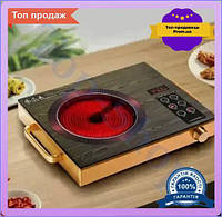 S1 Інфрачервона плита RAF !Top Shop! настільна одноконфоркова електрична з таймером 2200 Вт для кухні Sho34\T