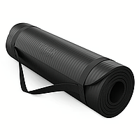 Коврик для йоги Trex Sport TX-018NGM NBR 1см 180х60 чорний