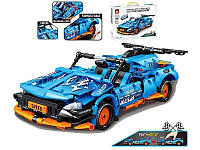 Конструктор для мальчиков "Спортивная гоночная машина инерционная" 756 деталей (824)