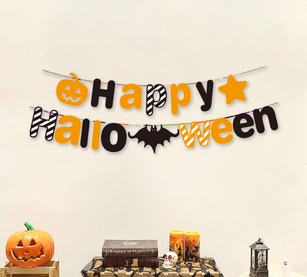 Гірлянда на Хелловін Happy Halloween 3 м різнобарвний, фото 1