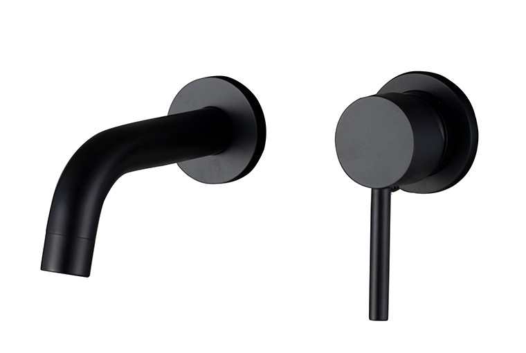 Змішувач для раковини VBI MILANO BLACK прихованого монтажу, фото 1