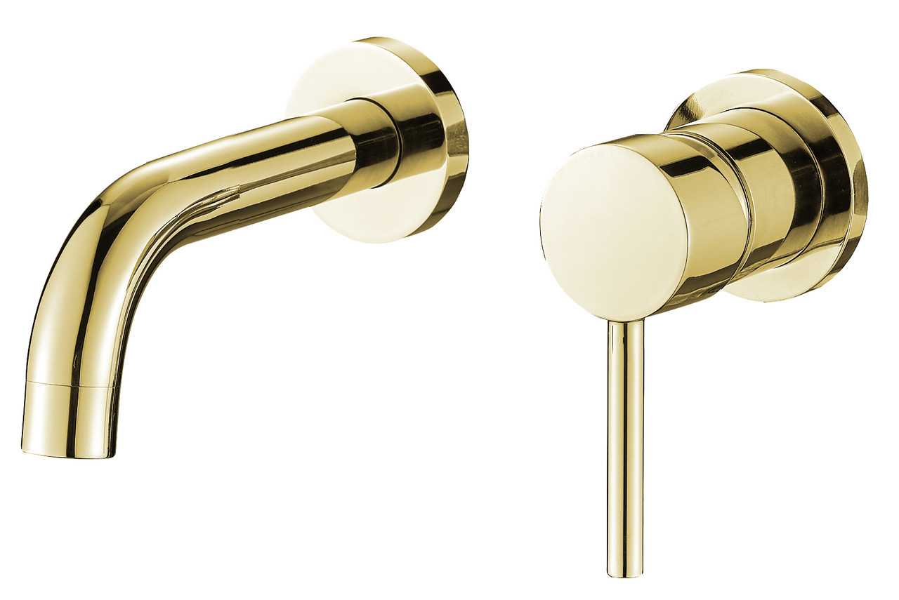 Змішувач для раковини VBI MILANO GOLD прихованого монтажу, фото 1