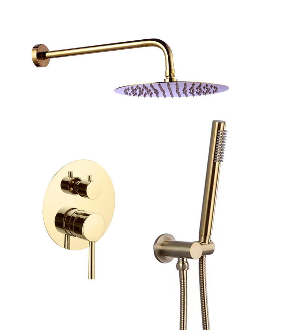 Душова система VBI MILANO GOLD прихованого монтажу VBI MILANO GOLD, фото 1