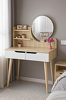 Туалетний столик Jumi Scandi з шухлядами, світлий бук