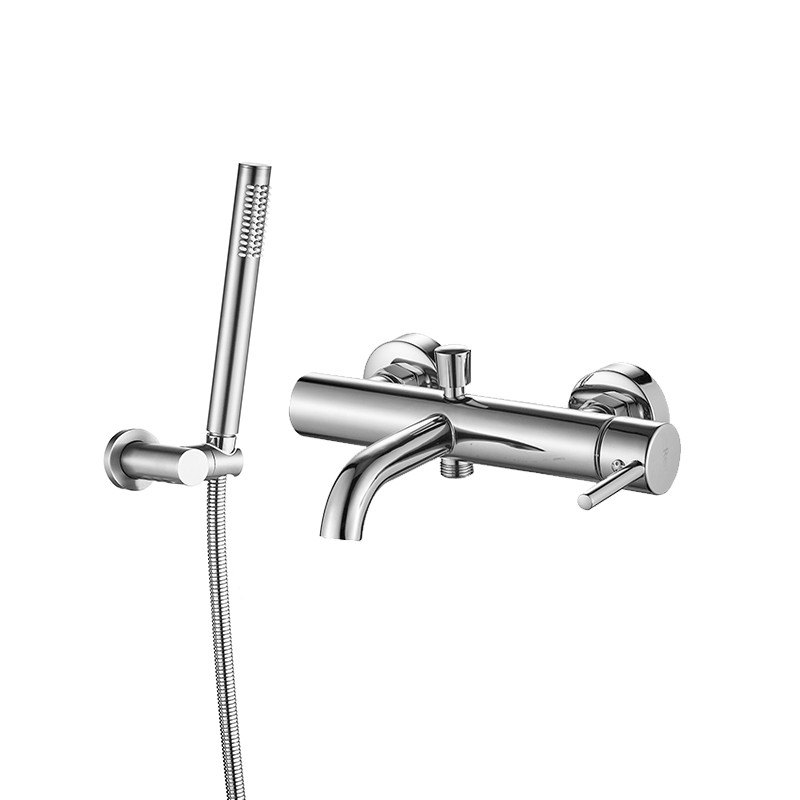 Змішувач для ванни і душу VBI MILANO CHROME настінний, фото 1