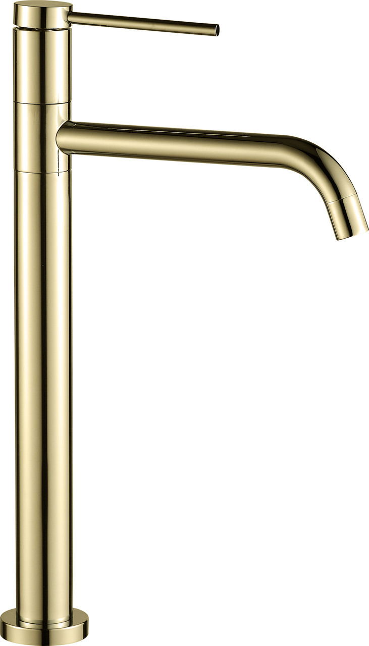 Змішувач для раковини VBI VELARO GOLD високий, фото 1