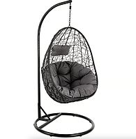 Підвісне крісло-кокон Di Volio Bacoli одномісне чорний