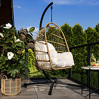 Підвісне крісло-кокон Di Volio Beluno бежевий