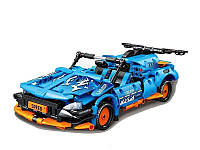Конструктор 824 "Автомобиль гоночный инерционный. Спорткар" 756 деталей для мальчика, конструктор техник транспорт