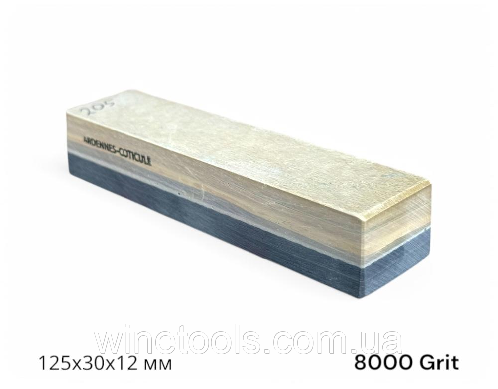 Камінь для заточки (Coticule+Schist) 125х30х12(24)мм, 8000/0 Grit
