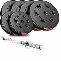 Набір Hop-Sport Premium 57кг зі штангою