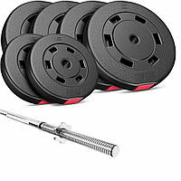 Набір Hop-Sport Premium 59кг зі штангою