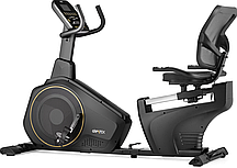 Горизонтальний велотренажер Gymtek XBR6000 електромагнітний золотистий