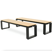 Садова лавка (на цвинтар) Di Volio Pisa 160см 2 штуки бежевий