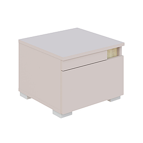 Приліжкова тумба Маріо  кашемір/дуб сонома  Світ Меблів