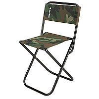 Стілець туристичний Outtec Moro складаний зі спинкою камуфляж