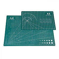 Набір самовідновних килимків А4 та А5 для різання паперу, тканини, шкіри (7212)