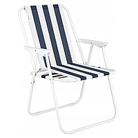 Стілець Outtec складаний синя смужка