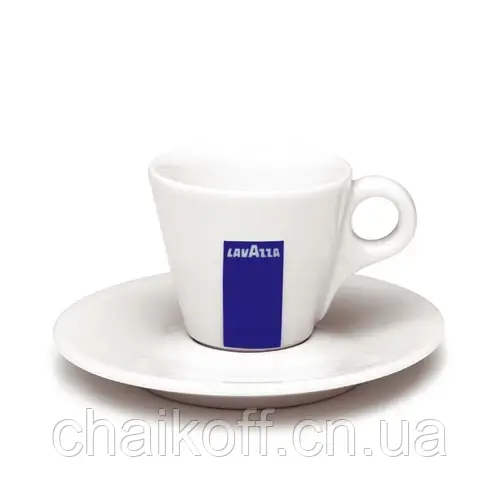 Чашка з блюдцем еспресо LAVAZZA"Blue Collection" 70 мл (Італія)