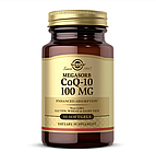 Solgar, Megasorb, коензим Q10, 100 мг, 30 капсул