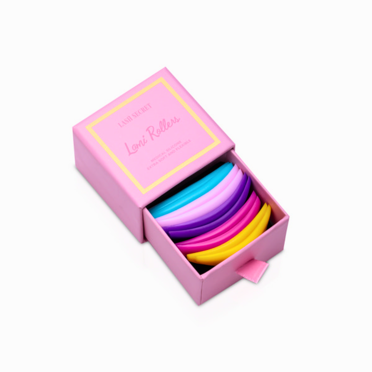 Набір бігуді (валиків) для ламінування вій Lami Rollers, LASH SECRET, 5 пар (SS, S, M, L, LL), фото 1