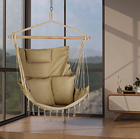 Бразильське крісло - гамак Outtec Boho Sois XXL бежевий