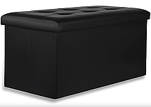 Пуф Leobert Mery 97 л екошкіра чорний