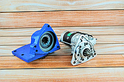 Стартер Slovak 3,5квт і Перехідна плита вмісто пускача ПДМ (МТЗ, ЮМЗ, Т-150) (комплект переобладнання)