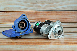 Стартер Магнетон 3,2квт і Перехідна плита вмісто пускача ПДМ (МТЗ, ЮМЗ, Т-150) (комплект переобладнання)