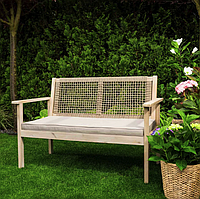 Садова лавка Di Volio Teracina з спинкою бежевий