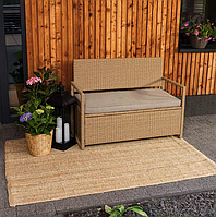 Садова лавка Di Volio Verbana з місцем для зберігання бежевий