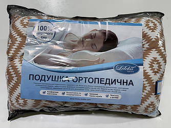 Подушка Ортопедична кульковий холлофайбер 50х70см Лелека Текстиль